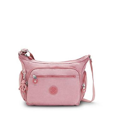 Kipling Gabbie Small Crossbody Táska Bézs Rózsaszín | HU 1137TC